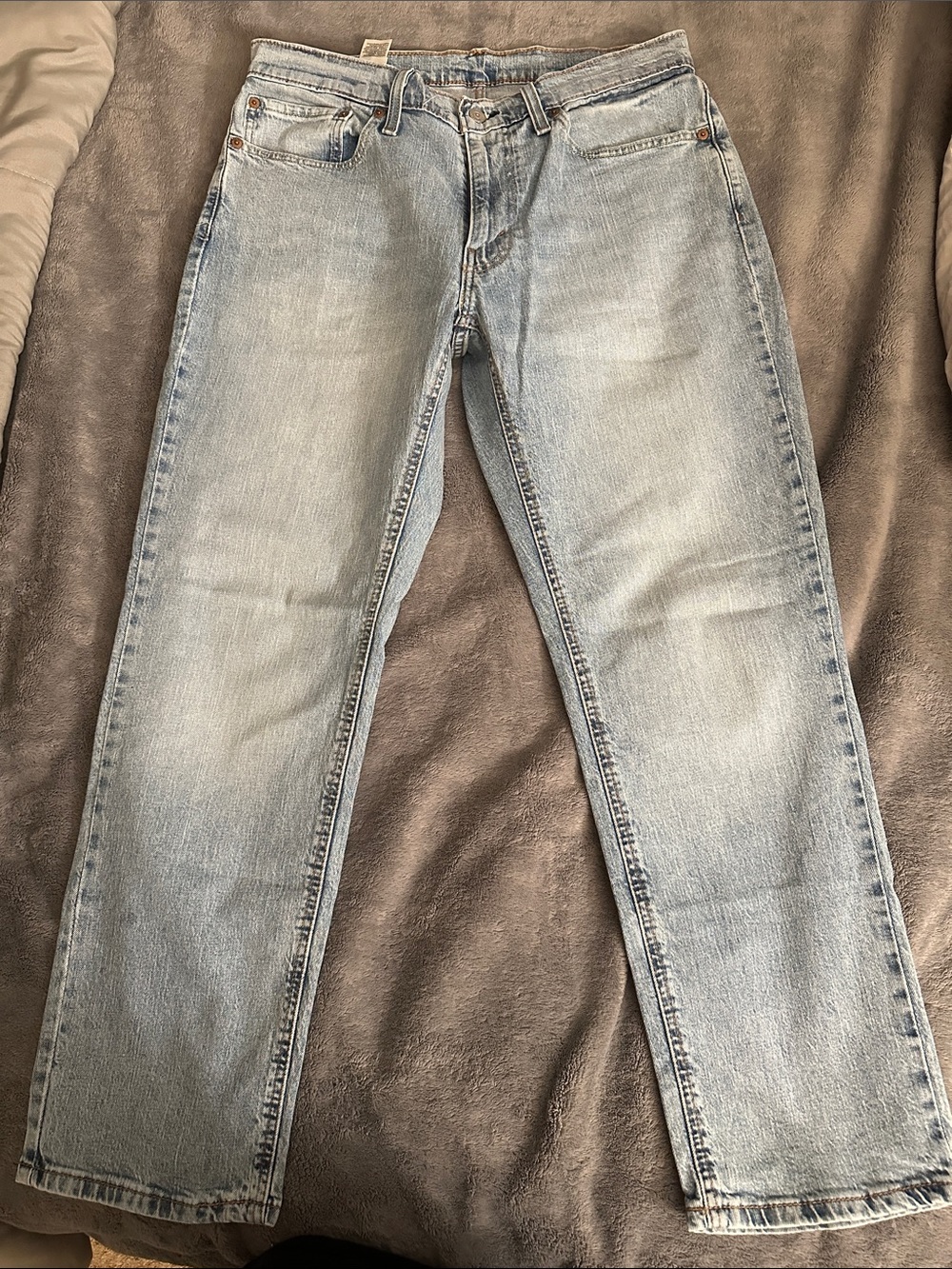Levi's Light Blue Denim 541 Relaxed Fit Jeans